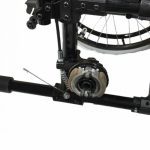 Manual Wheelchair With Adjustable Leg Support Suspension