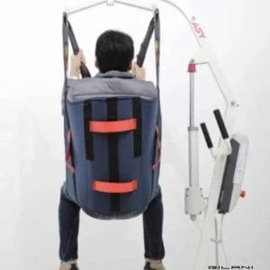 Person Sitting on Portable Patient Hoist Lifter