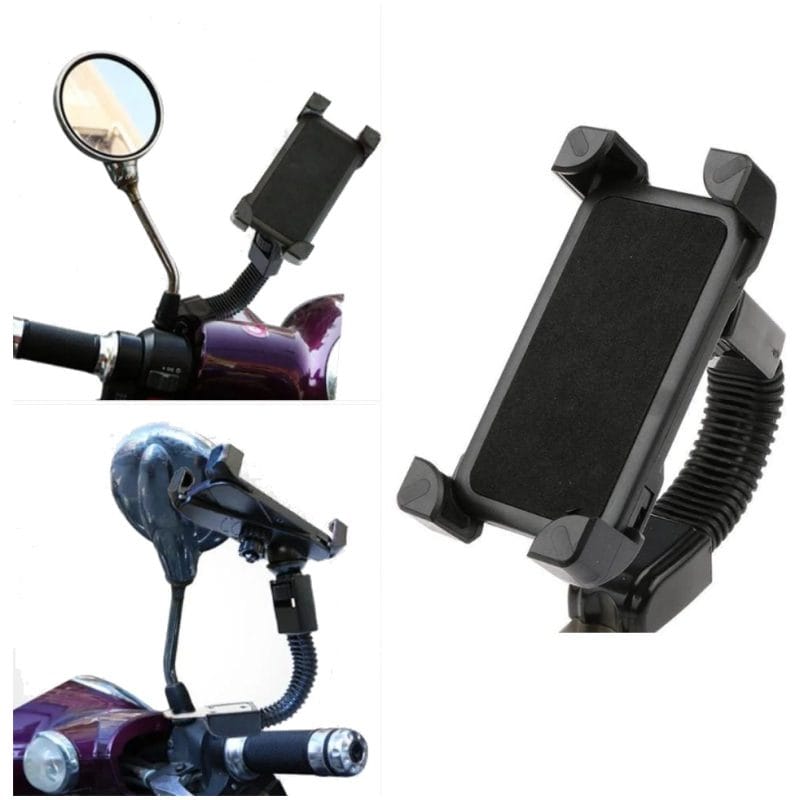 Phone and Mini iPad Holder for Wheelchairs and Scooters