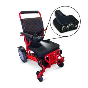 Wheelchair Torch Light with USB