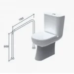 Accessible Grab Bars & Handrails by Gilani Mobility in Bathroom