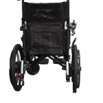 Foldable Electric And Manual Self Propelled Wheelchair For Multipurpose All Round Use Backview
