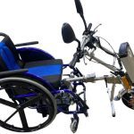 Handcycle Wheelchair Manual to Motor Wheelchair Sideview