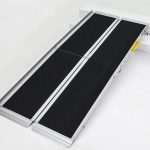 Unfolded Light-weight and Portable Aluminum Ramp