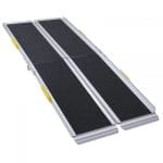 Unfolded Light-weight and Portable Aluminum Ramp For Wheelchair