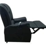 Power Lift Electric Recliner Chair With Massage Feature Sideview