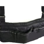 Wheelchair Side Multifunctional Armrest Organiser Bag Top View