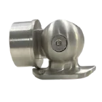 2X Angle Grab Rail Stainless Steel Tilting To Left
