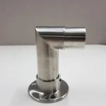 Single Elbow Rail Wall with Floor Mounted Connector Joint