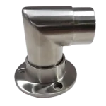 Single Elbow Rail Wall with Floor Mounted Connector Joint