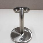 2X Stainless Steel Handrail Top View