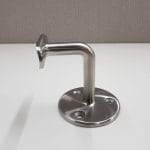 2X Stainless Steel Handrail Side View