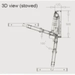 Boot Hoist For Wheelchair and Mobility Scooter 3D View