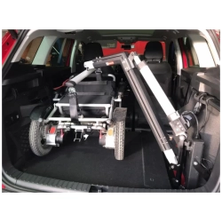 Boot Hoist For Wheelchair and Mobility Scooter Inside Car Trunk