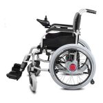 Manual Self Propelled Electric Wheelchair Left View