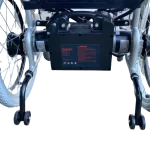 Manual Self Propelled Electric Wheelchair Wheelclose View