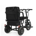 Portable and Foldable Aluminium E-Scooter-EZYFOLD Backview