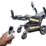 Standing Electric Wheelchair Using Remote