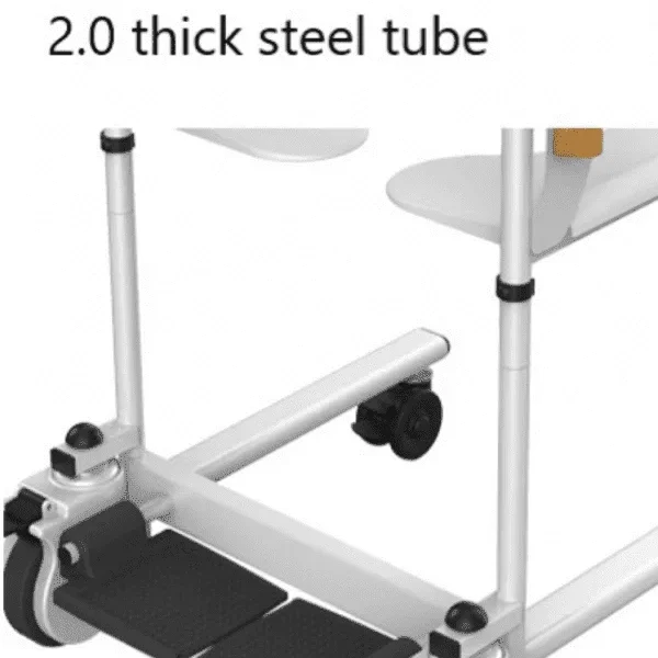 Transfer Commode and Over Toilet Wheelchair Steel Tube Transfer Commode and Over Toilet Wheelchair Steel Tube