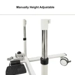 Transfer Commode and Over Toilet Wheelchair Height Adjuster