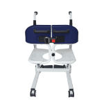 Transfer Commode and Over Toilet Wheelchair Backview