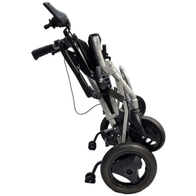 No.1 Best Folding Electric Wheelchair With Remote Attendant Bracket