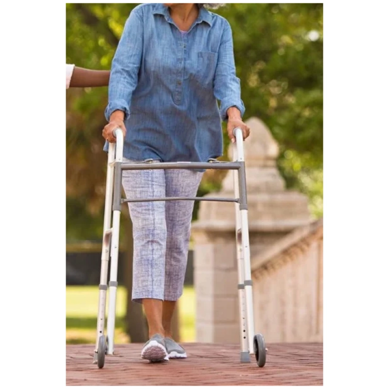 Walking Walker Frame with Front Castor Wheels
