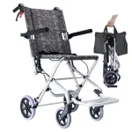 Folded and Unfolded Lightweight Transit Chair Manual