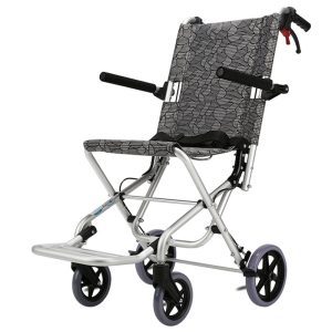 Foldable And Lightweight Transit Chair Manual Frontview Foldable And Lightweight Transit Chair Manual Frontview