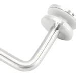 Adjustable Height Stainless Steel Glass Mounted Bracket
