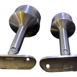 2X Post Mount Tubular with Angle Adjustable Stainless Steel Bottom Side