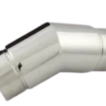 Single 2X Rail Join Connector Stainless Steel