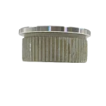 2X Round Cap Stainless Steel Handrail Fitting
