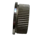 2X Round Cap Stainless Steel Handrail Fitting Connector