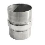 2X Stainless Steel Balustrade Connector Tube