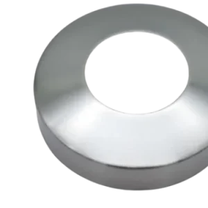 2X Stainless Steel Handrail Balustrade Base Cover Hollow Top View 2X Stainless Steel Handrail Balustrade Base Cover Hollow Top View