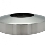 2X Stainless Steel Handrail Balustrade Base Cover Sideview