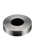 Single 2X Stainless Steel Handrail Balustrade Base Cover Top View