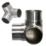 2X “Y” Shape Stainless Steel Rail Connector
