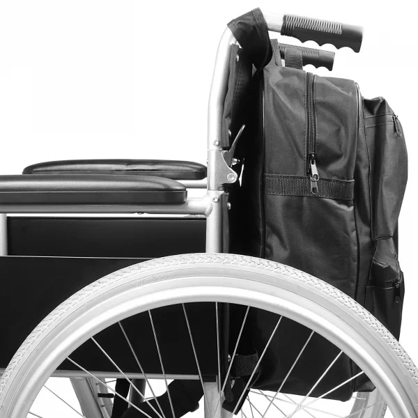 Wheelchair Storage Backpack on Wheelchair Wheelchair Storage Backpack on Wheelchair