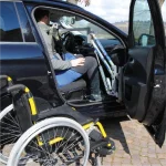 HandyLift Electric Person Lifter Inside Car