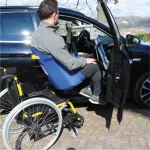 HandyLift Electric Person Lifter Lifting a Person