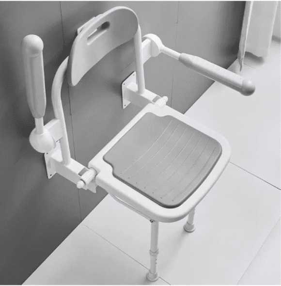 Wall mounted shower chairs for disabled deals