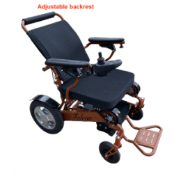 Adjustable Backrest Light Folding Electric Disability Wheelchair-FALCON Bottle Holder for Wheelchairs, Scooters and Walkers