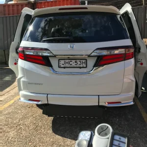 Honda Odyssey Second Row Car Conversion Fully Automatic Access Ramp Remote