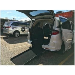 Honda Odyssey Second Row Car Conversion Fully Automatic Access Ramp