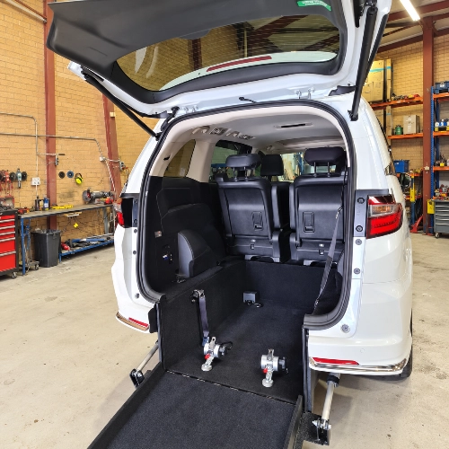Honda Odyssey Third Row Rear Wheelchair Mobility Access Car Conversion