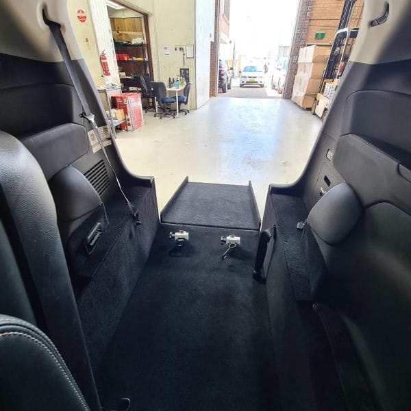 Honda Odyssey Third Row Rear Wheelchair Mobility Access Car Conversion Inside View Honda Odyssey Third Row Rear Wheelchair Mobility Access Car Conversion Inside View