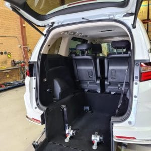 Honda Odyssey Third Row Rear Wheelchair Mobility Access Car Conversion