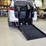Honda Odyssey Third Row Rear Wheelchair Mobility Access Car Conversion Ramp Outside View